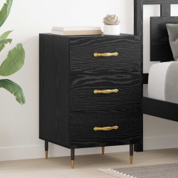 Cabinet de chevet Chêne noir 40 x 40 x 66 cm Bois d'ingénierie 632802632802