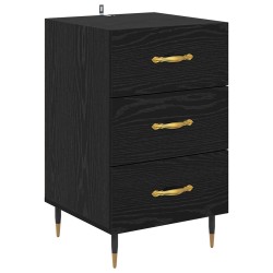Cabinet de chevet Chêne noir 40 x 40 x 66 cm Bois d'ingénierie 632802632802