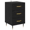 Cabinet de chevet Chêne noir 40 x 40 x 66 cm Bois d'ingénierie 632802632802