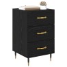 Cabinet de chevet Chêne noir 40 x 40 x 66 cm Bois d'ingénierie 632802632802