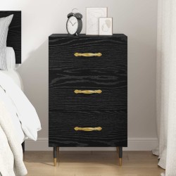 Cabinet de chevet Chêne noir 40 x 40 x 66 cm Bois d'ingénierie 632802632802
