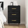 Cabinet de chevet Chêne noir 40 x 40 x 66 cm Bois d'ingénierie 632802632802