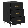 Cabinet de chevet Chêne noir 40 x 40 x 66 cm Bois d'ingénierie 632802632802