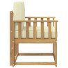 2 Pièce Ensemble de canapés d'extérieur Polyester 632809632809