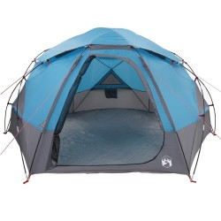 Tente en dôme avec housse imperméable amovible Bleu 4 personnes 632812632812