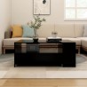 Table basse noir 102x55x42 cm bois d'ingénierie 632822632822