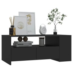 Table basse noir 102x55x42 cm bois d'ingénierie 632822632822