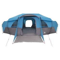 Tente familiale avec auvent imperméable Bleu 18-Personnes 632823632823