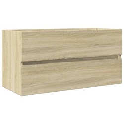 Armoire d'évier Chêne sonoma 90x38,5x45 cm Aggloméré 632824632824