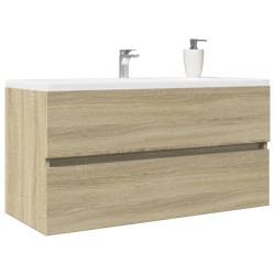 Armoire d'évier Chêne sonoma 90x38,5x45 cm Aggloméré 632824632824