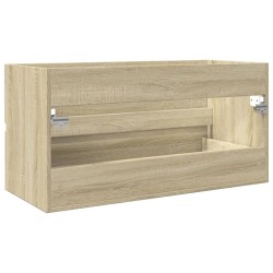 Armoire d'évier Chêne sonoma 90x38,5x45 cm Aggloméré 632824632824