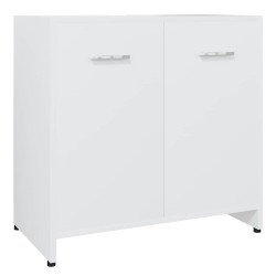 Armoire de salle de bain Blanc 60x33x61 cm Bois d'ingénierie 632827632827