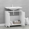 Armoire de salle de bain Blanc 60x33x61 cm Bois d'ingénierie 632827632827