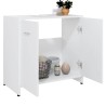 Armoire de salle de bain Blanc 60x33x61 cm Bois d'ingénierie 632827632827