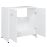 Armoire de salle de bain Blanc 60x33x61 cm Bois d'ingénierie 632827632827