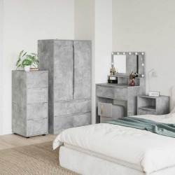 Armoire de rangement Gris béton 40 x 48 x 105 cm 632828632828