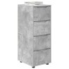 Armoire de rangement Gris béton 40 x 48 x 105 cm 632828632828