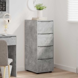 Armoire de rangement Gris béton 40 x 48 x 105 cm 632828632828