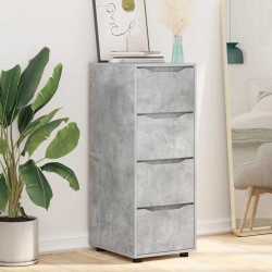 Armoire de rangement Gris béton 40 x 48 x 105 cm 632828632828