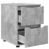 Armoire de rangement Gris béton 40 x 48 x 57 cm 632832632832