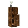 Armoire d'apothicaire chêne fumé 40x41x118 cm bois d'ingénierie 632834632834