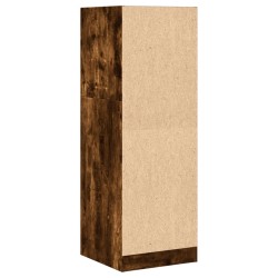 Armoire d'apothicaire chêne fumé 40x41x118 cm bois d'ingénierie 632834632834