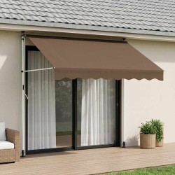 Auvent rétractable manuel Taupe 300 cm 632835632835