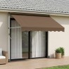 Auvent rétractable manuel Taupe 300 cm 632835632835