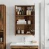Armoire Miroir de Salle de Bain Bois ancien 30 x 10,5 x 50 cm 632836632836