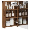Armoire Miroir de Salle de Bain Bois ancien 30 x 10,5 x 50 cm 632836632836