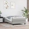 Matelas de lit à ressorts ensachés fermeté moyenne Gris clair 90x190x20cm Tissu 632837632837