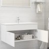 Armoire d'évier Blanc 100x38,5x46 cm Bois d’ingénierie 632850632850