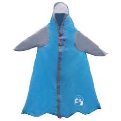 Poncho de pluie 2-en-1 avec capuche Bleu 262 x 126 x 130 cm 632852632852