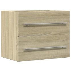Armoire d'évier Chêne sonoma 60x38,5x48 cm Aggloméré 632854632854