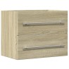 Armoire d'évier Chêne sonoma 60x38,5x48 cm Aggloméré 632854632854