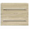 Armoire d'évier Chêne sonoma 60x38,5x48 cm Aggloméré 632854632854