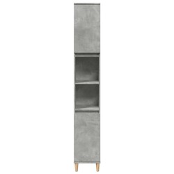 Armoire de salle de bain gris béton 30x30x190 cm 632855632855