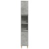 Armoire de salle de bain gris béton 30x30x190 cm 632855632855