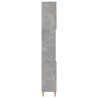 Armoire de salle de bain gris béton 30x30x190 cm 632855632855