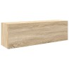 Armoire murale de bain chêne sonoma 100x25x30cm bois ingénierie 632856632856