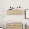Armoire murale de bain chêne sonoma 100x25x30cm bois ingénierie 632856632856