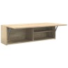 Armoire murale de bain chêne sonoma 100x25x30cm bois ingénierie 632856632856