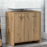 Armoire lavabo de salle de bain chêne artisanal 60x33x60 cm 632862632862