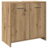 Armoire lavabo de salle de bain chêne artisanal 60x33x60 cm 632862632862