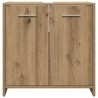 Armoire lavabo de salle de bain chêne artisanal 60x33x60 cm 632862632862