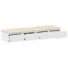 Tiroirs de lit Blanc 120 x 36,5 x 16,5 cm Bois d'ingénierie 632863632863