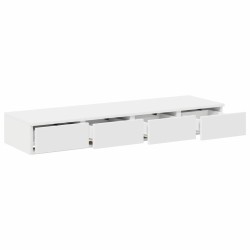 Tiroirs de lit Blanc 120 x 36,5 x 16,5 cm Bois d'ingénierie 632863632863