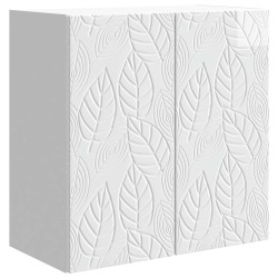 Armoire Murale Blanc brillant 59 x 31 x 60 cm Bois d'ingénierie 632872632872