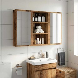 Armoire murale de salle de bain Bois ancien 30 x 10 x 50 cm 632883632883