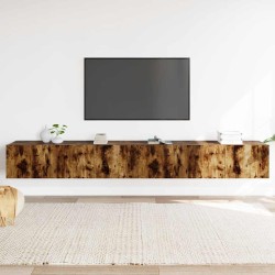 Ensemble de meubles TV 3 pcs Chêne fumé Bois d'ingénierie 632884632884